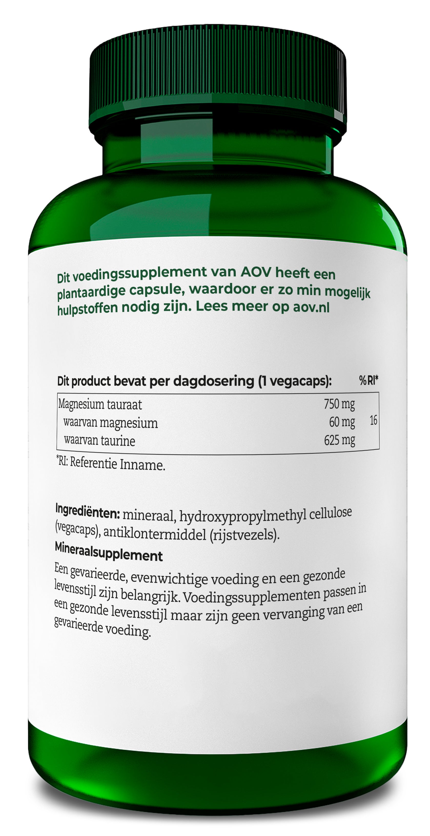 Dosering uitbreiden bout 517 Magnesium Tauraat | AOV